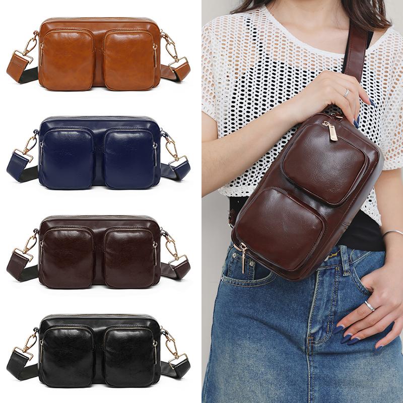 Women s Shoulder Bag Large Capacity Soft Leather Crossbody Bag Multifunctional Chest Bag коричневий
Women s Shoulder Bag Large Capacity Soft Leather Crossbody Bag Multifunctional Chest Bag коричневий