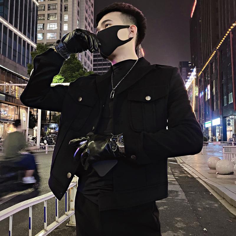 Jacket men s autumn 2025 new trendy brand lapel neck woolen casual tooling jacket ruffian handsome slim woolen top M 90-55 kg
Jacket men s autumn 2025 new trendy brand lapel neck woolen casual tooling jacket ruffian handsome slim woolen top M 90-55 kg