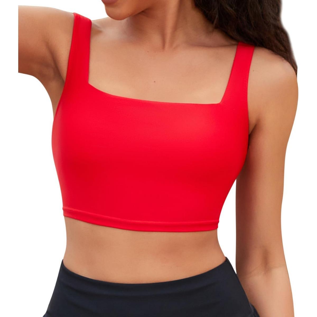 Женский купальник Charmleaks с квадратным вырезом, быстросохнущий купальный костюм с защитой UPF 50+, только верх L красный
Женский купальник Charmleaks с квадратным вырезом, быстросохнущий купальный костюм с защитой UPF 50+, только верх L красный