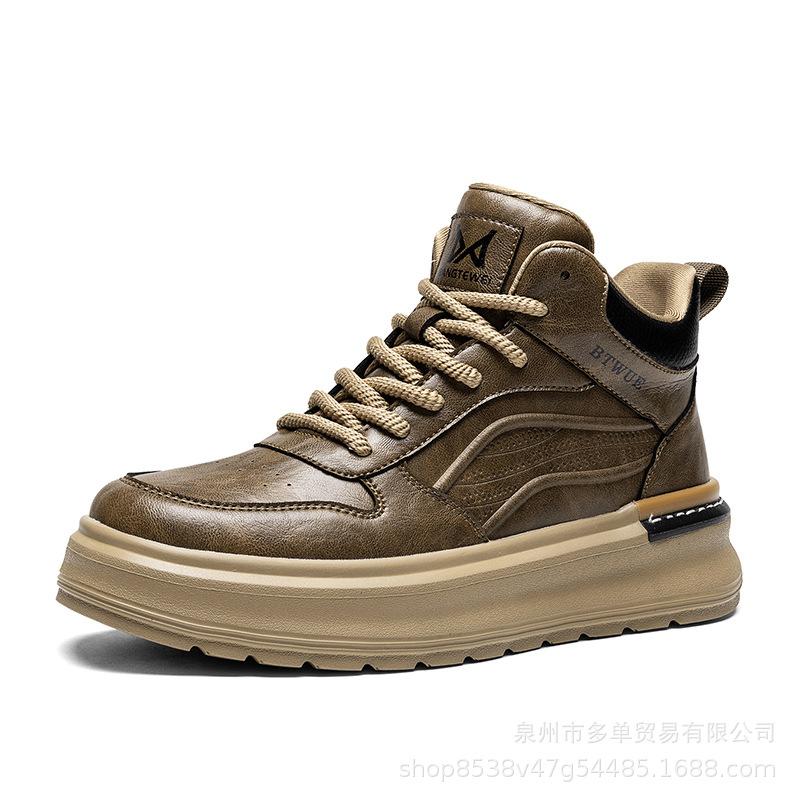 Winter new Martin boots British style mid-top leather shoes retro high-top platform boots 44 хакі
Winter new Martin boots British style mid-top leather shoes retro high-top platform boots 44 хакі