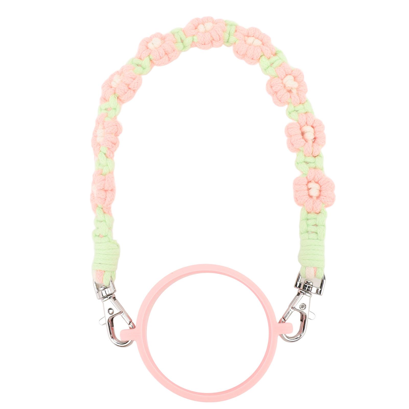 Ручка для бутылки с водой, милый цветок, силиконовая петля, плетеная вручную, шнурок для бутылки с водой, веревка для стакана воды Green
Ручка для бутылки с водой, милый цветок, силиконовая петля, плетеная вручную, шнурок для бутылки с водой, веревка для стакана воды Green