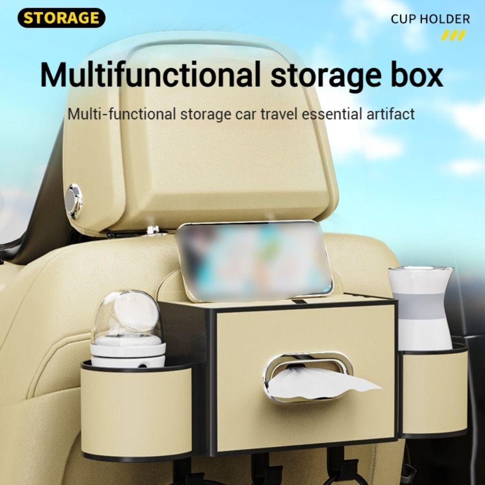 Adjustable Car Backseat Storage Box Phone Stand Holder Vehicle Tissue Box Drink Cup чорний
Adjustable Car Backseat Storage Box Phone Stand Holder Vehicle Tissue Box Drink Cup чорний