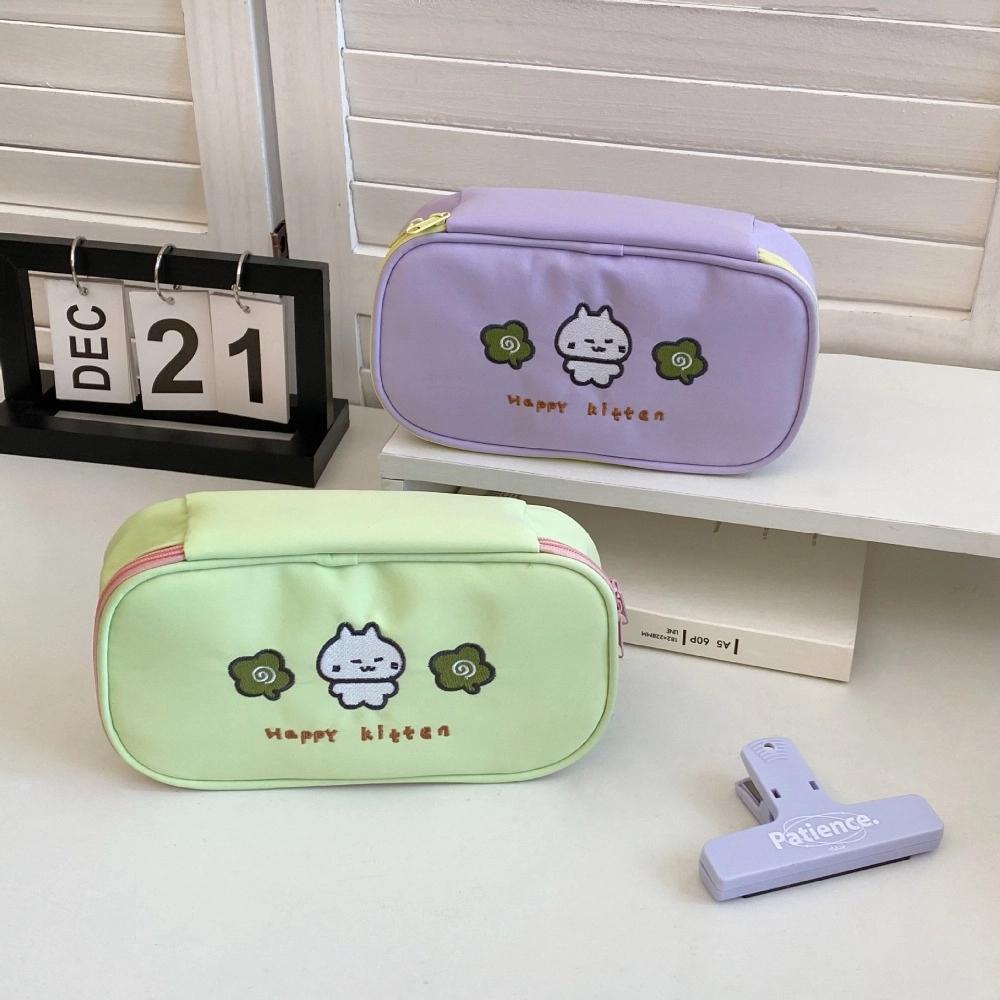 Cosmetics Storage Cartoon Pencil Case Cute Cat Makeup Bag Stationery Storage Bag Office Supplies рожевий
Cosmetics Storage Cartoon Pencil Case Cute Cat Makeup Bag Stationery Storage Bag Office Supplies рожевий