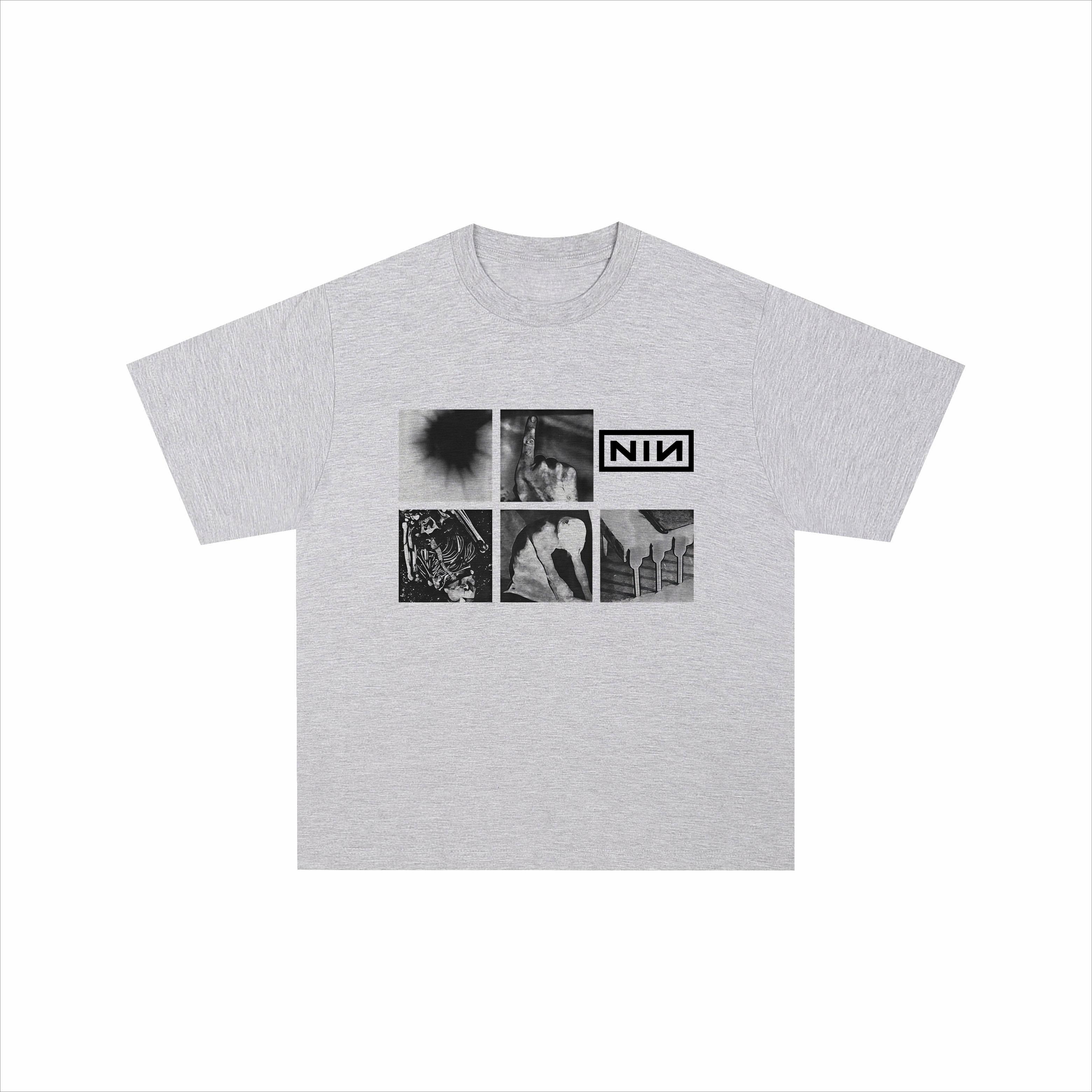 Printed Metal Rock Band Nine Inch Nails Heavyweight Shortsleeved Tshirt with A Loose Vintage Style 4XL
Printed Metal Rock Band Nine Inch Nails Heavyweight Shortsleeved Tshirt with A Loose Vintage Style 4XL