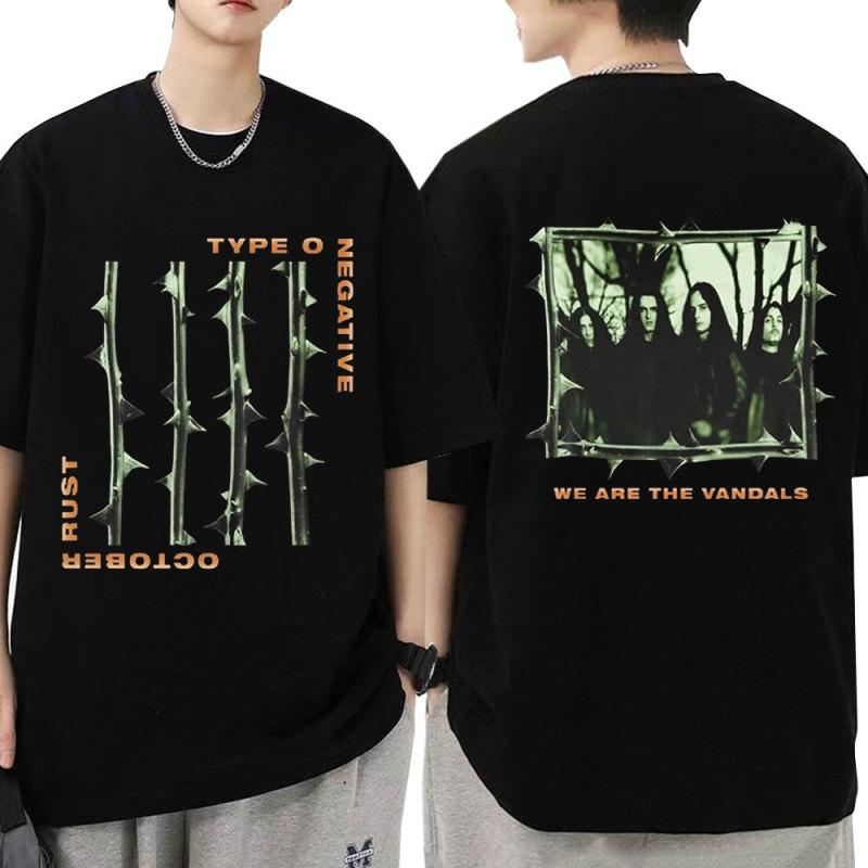 Футболка Type O Negative October Rust, готическая футболка с металлической рок-группой, летние мужские хлопковые винтажные футболки оверсайз с короткими рукавами
Футболка Type O Negative October Rust, готическая футболка с металлической рок-группой, летние мужские хлопковые винтажные футболки оверсайз с короткими рукавами