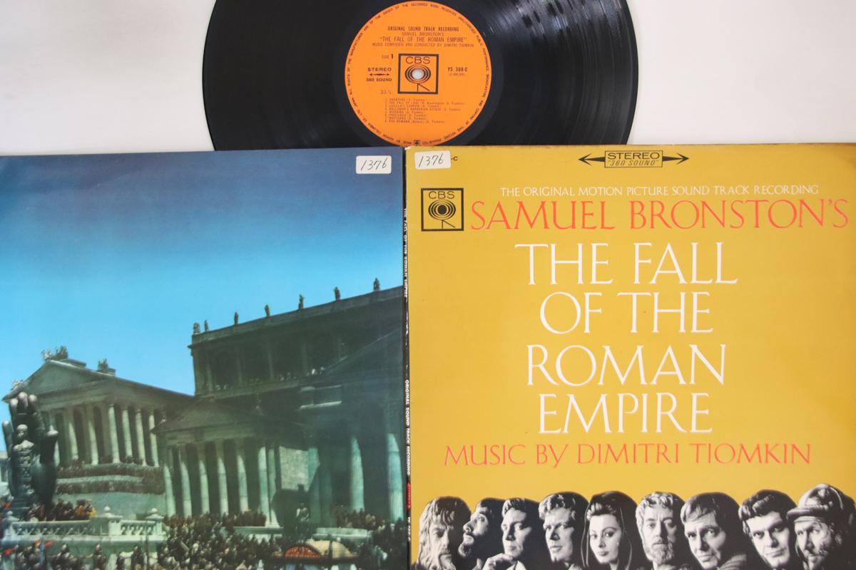 LP Record OST, DIMITRI TIOMKIN - Fall Of The Roman Empire YS388C CBS 1964 Japan Soundtracks & Musicals Used
LP Record OST, DIMITRI TIOMKIN - Fall Of The Roman Empire YS388C CBS 1964 Japan Soundtracks & Musicals Used