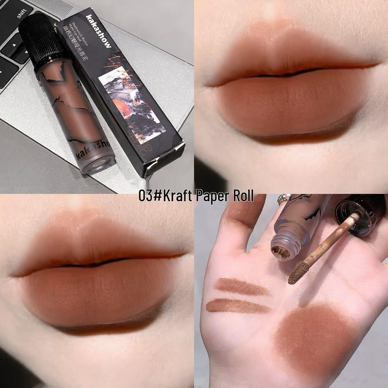 Kakashow Youyan Huanmei Matte Lip Mud: Rich Color, Natural Brightness, Fine Texture Lip Glaze. 2.8g
Kakashow Youyan Huanmei Matte Lip Mud: Rich Color, Natural Brightness, Fine Texture Lip Glaze. 2.8g