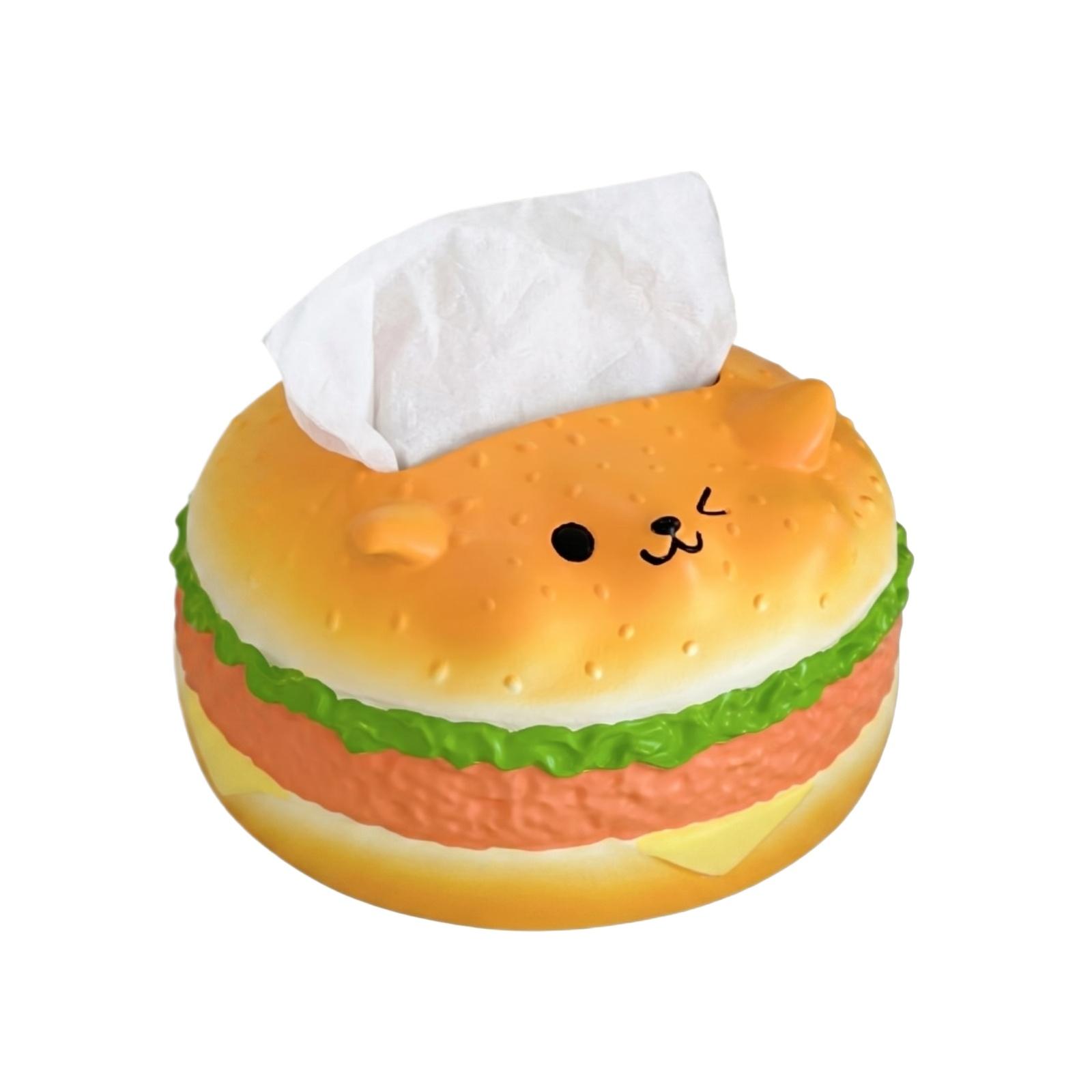 Creative Desktop Tissue Box Cover Cute Hamburger Shape Decorative Napkin Holder for Home Office Table Accessory one size
Creative Desktop Tissue Box Cover Cute Hamburger Shape Decorative Napkin Holder for Home Office Table Accessory one size