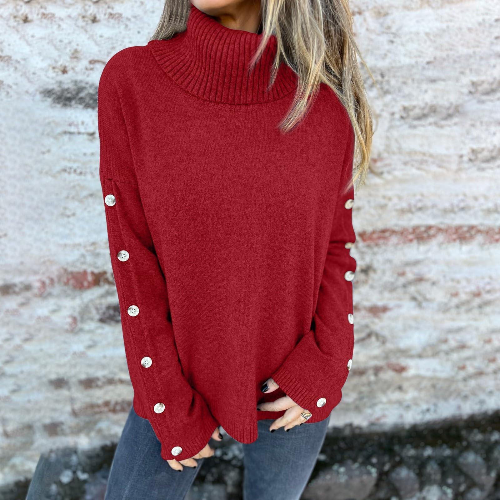 Женский мягкий хлопковый топ с высоким воротником, базовый пуловер, свитер с длинным рукавом, мешковатые свободные оверсайз толстовки XL винный
Женский мягкий хлопковый топ с высоким воротником, базовый пуловер, свитер с длинным рукавом, мешковатые свободные оверсайз толстовки XL винный