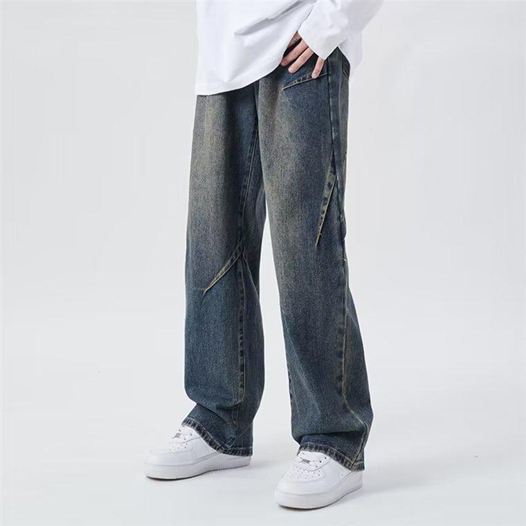 New American Retro Men s Casual Pants In Spring and Autumn Loose Straight Wide-leg High Street Handsome Jeans 3XL
New American Retro Men s Casual Pants In Spring and Autumn Loose Straight Wide-leg High Street Handsome Jeans 3XL