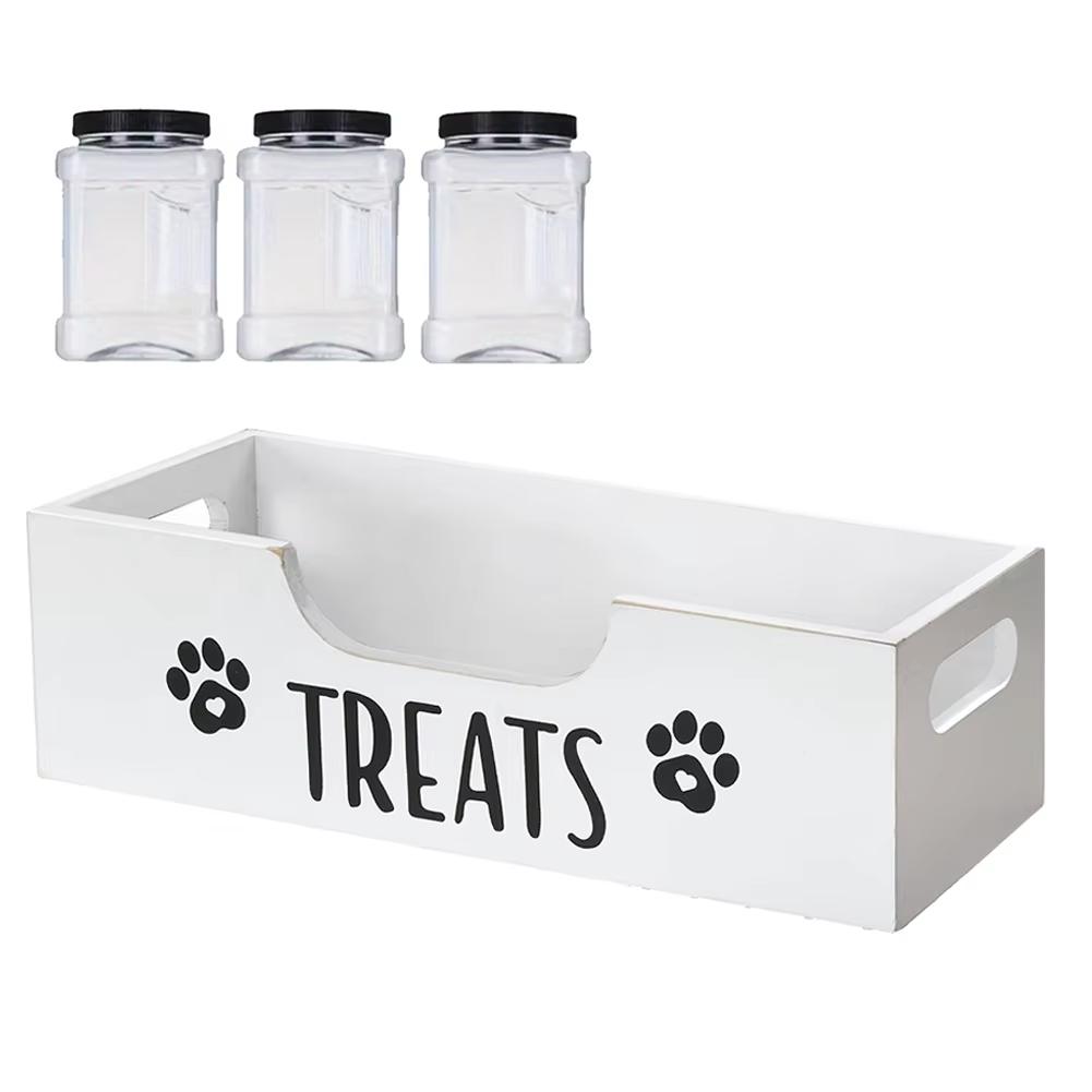 Wooden Pet Snack Storage Box Desktop Large Capacity Dog Food Storage Holder Multifunction Airtight Dog Cat Food Storage Bin Gift
Wooden Pet Snack Storage Box Desktop Large Capacity Dog Food Storage Holder Multifunction Airtight Dog Cat Food Storage Bin Gift