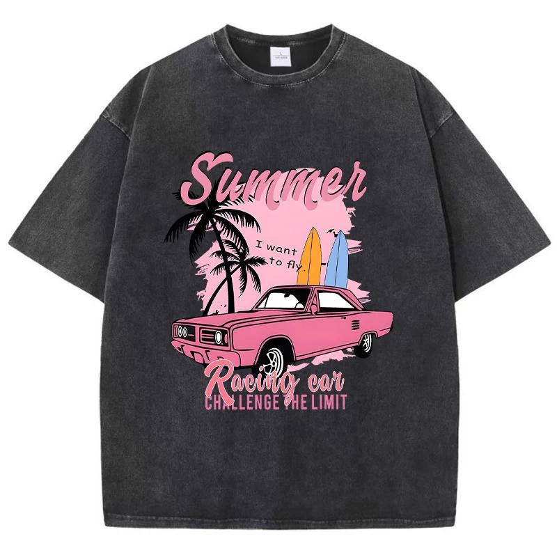 2026 Casual wash T-shirt Summer racing challenge limit printed T-shirt street oversized top fashion o collar clothes S разноцветный
2026 Casual wash T-shirt Summer racing challenge limit printed T-shirt street oversized top fashion o collar clothes S разноцветный