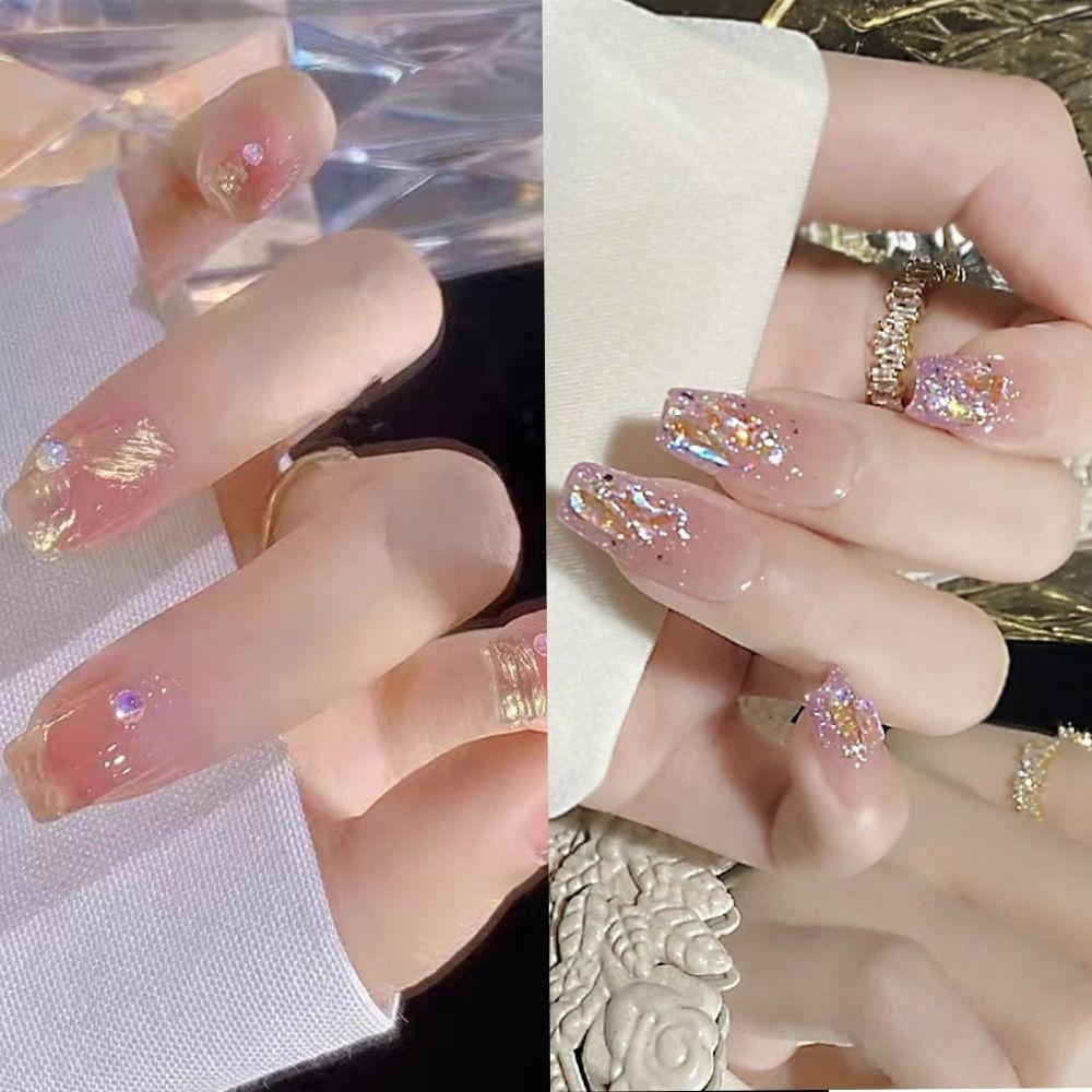 24pcs Nail Tips Crystal Press on Nails Fake Nials Long Square False Nails Pink French
24pcs Nail Tips Crystal Press on Nails Fake Nials Long Square False Nails Pink French