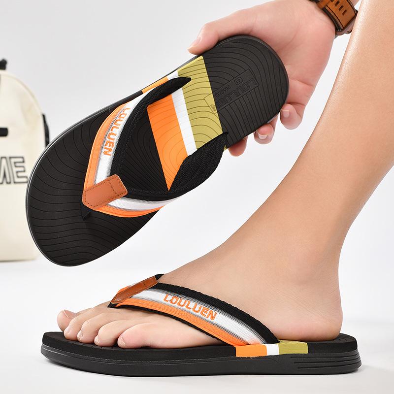 Flip-flops men s beach slippers men s summer non-slip outer wear toe-flops spot Flip-flops 40
Flip-flops men s beach slippers men s summer non-slip outer wear toe-flops spot Flip-flops 40