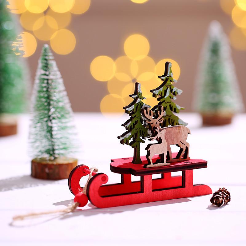 Деревянное рождественское украшение в виде саней, сделай сам, с оленями и Сантой - Детский красочный праздничный подарок
Деревянное рождественское украшение в виде саней, сделай сам, с оленями и Сантой - Детский красочный праздничный подарок