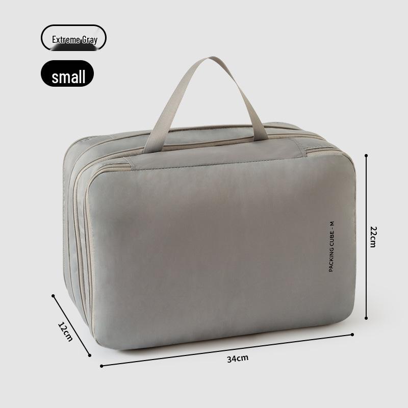Dual-Layer Travel Compression Organizer Bag - Moisture-Proof, Portable Luggage Storage for Business Trips.
Dual-Layer Travel Compression Organizer Bag - Moisture-Proof, Portable Luggage Storage for Business Trips.