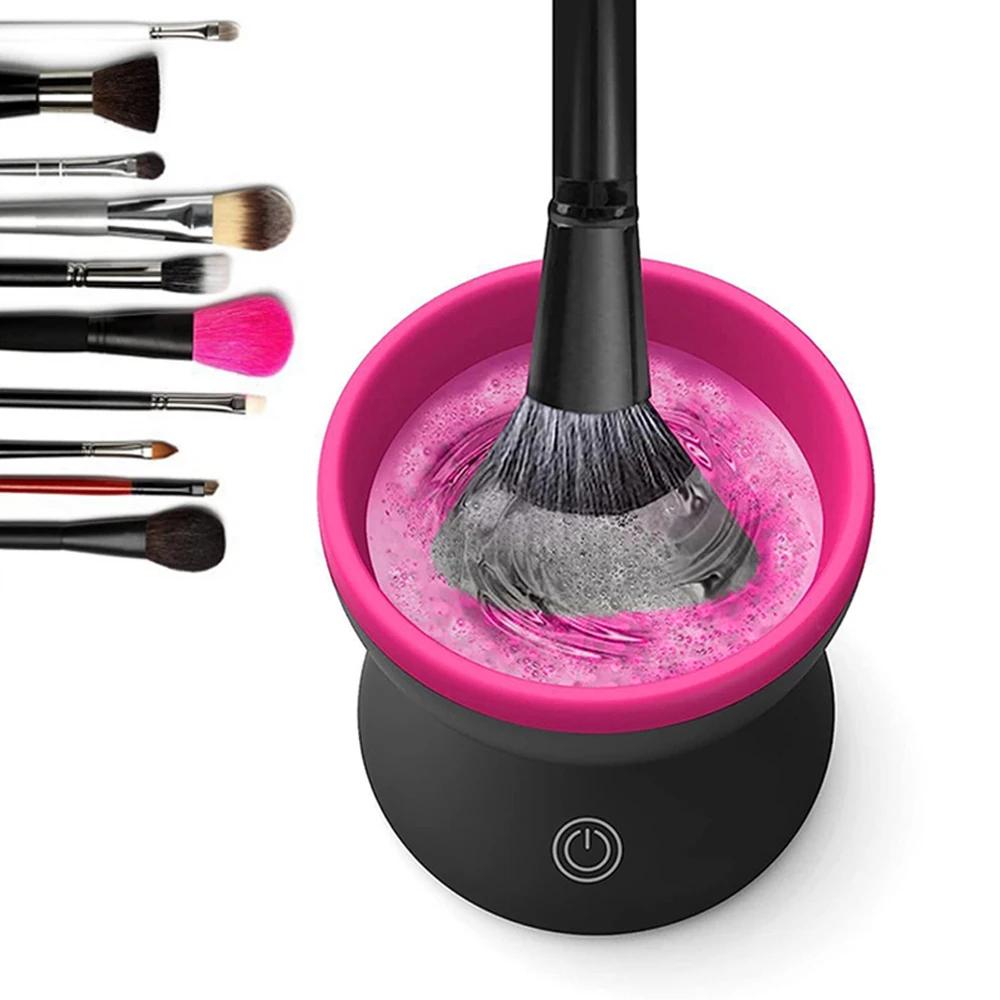 Portable Travel Makeup Brush Cleaner with Two-Stage Spin-Drying Cleaning Box Specially Designed for Deep Cleaning of Beauty Tool
Portable Travel Makeup Brush Cleaner with Two-Stage Spin-Drying Cleaning Box Specially Designed for Deep Cleaning of Beauty Tool