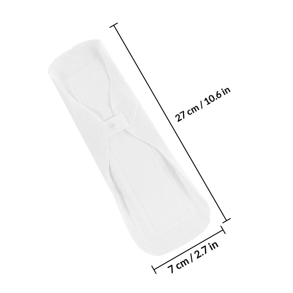 3Pcs Cotton Menstrual Pad Reusable Washable Sanitary Towel Soft Secure Button Snap for Women Feminine Hygiene Cotton Pad
3Pcs Cotton Menstrual Pad Reusable Washable Sanitary Towel Soft Secure Button Snap for Women Feminine Hygiene Cotton Pad