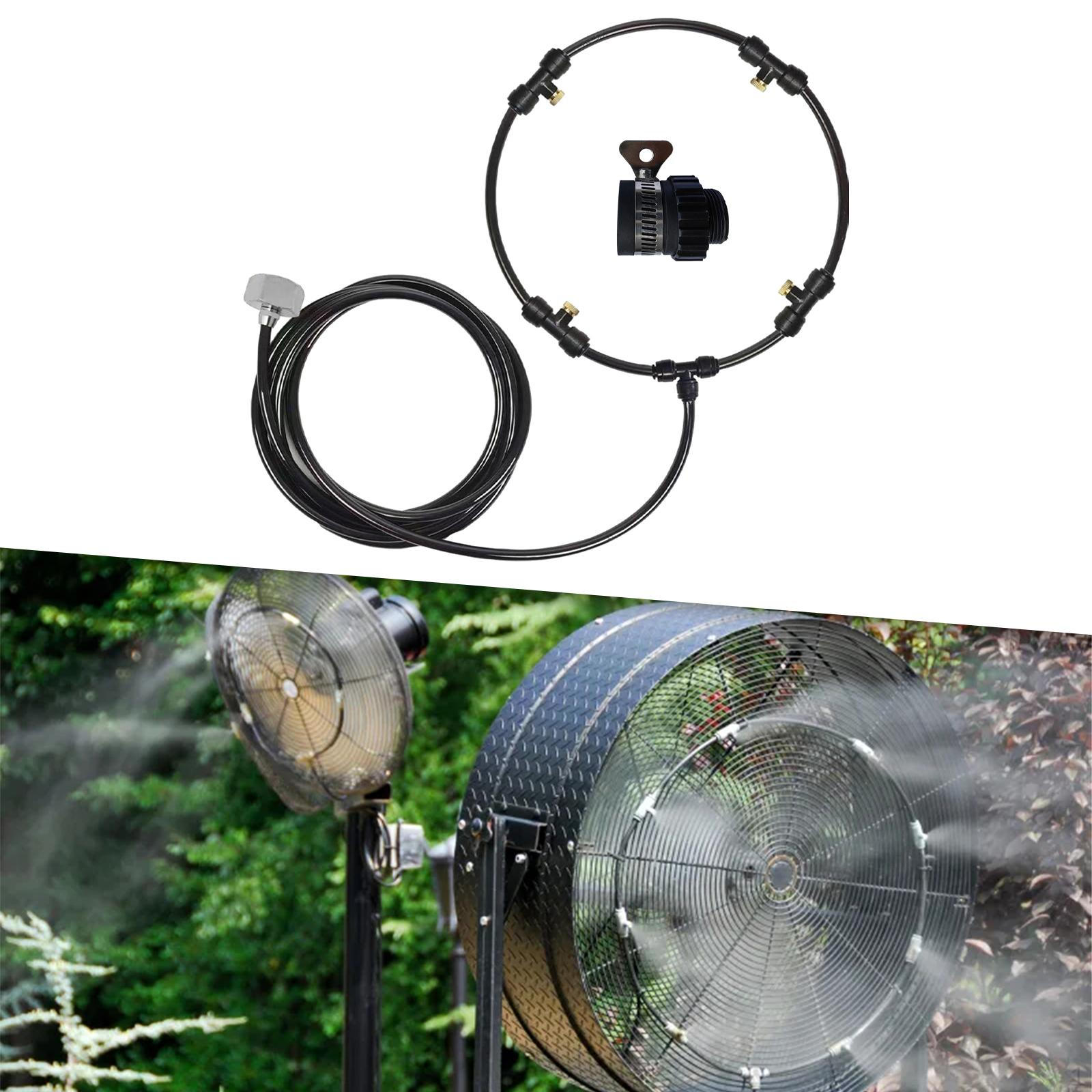 Fan Cooler Accessories Water Mist Sprayer System 300cm Misting Tube Outdoor Spray Tubing Set Brass Adapter 12inch
Fan Cooler Accessories Water Mist Sprayer System 300cm Misting Tube Outdoor Spray Tubing Set Brass Adapter 12inch