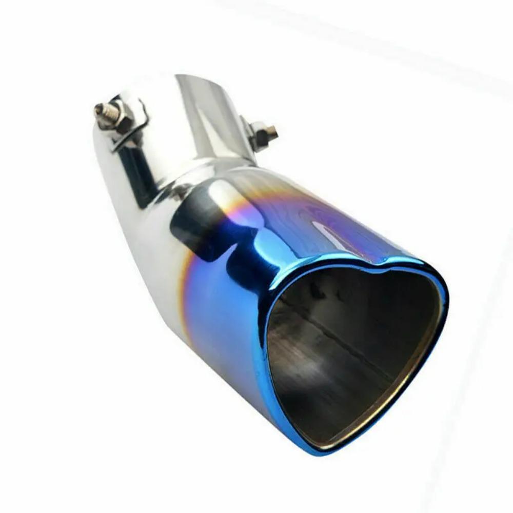 Универсальная автомобильная выхлопная система в форме сердца, насадка на глушитель, наконечник из нержавеющей стали, выхлопная труба, хром, серебристый/синий 1pcs разноцветный
Универсальная автомобильная выхлопная система в форме сердца, насадка на глушитель, наконечник из нержавеющей стали, выхлопная труба, хром, серебристый/синий 1pcs разноцветный