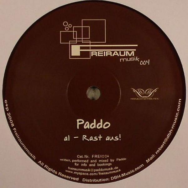 12inch Record PADDO / MATTHIAS WEIMER - Rast Aus! / Dancing Gobbler FREI004 Freiraum Musik 2008 Germany Dance & Electronica Used
12inch Record PADDO / MATTHIAS WEIMER - Rast Aus! / Dancing Gobbler FREI004 Freiraum Musik 2008 Germany Dance & Electronica Used