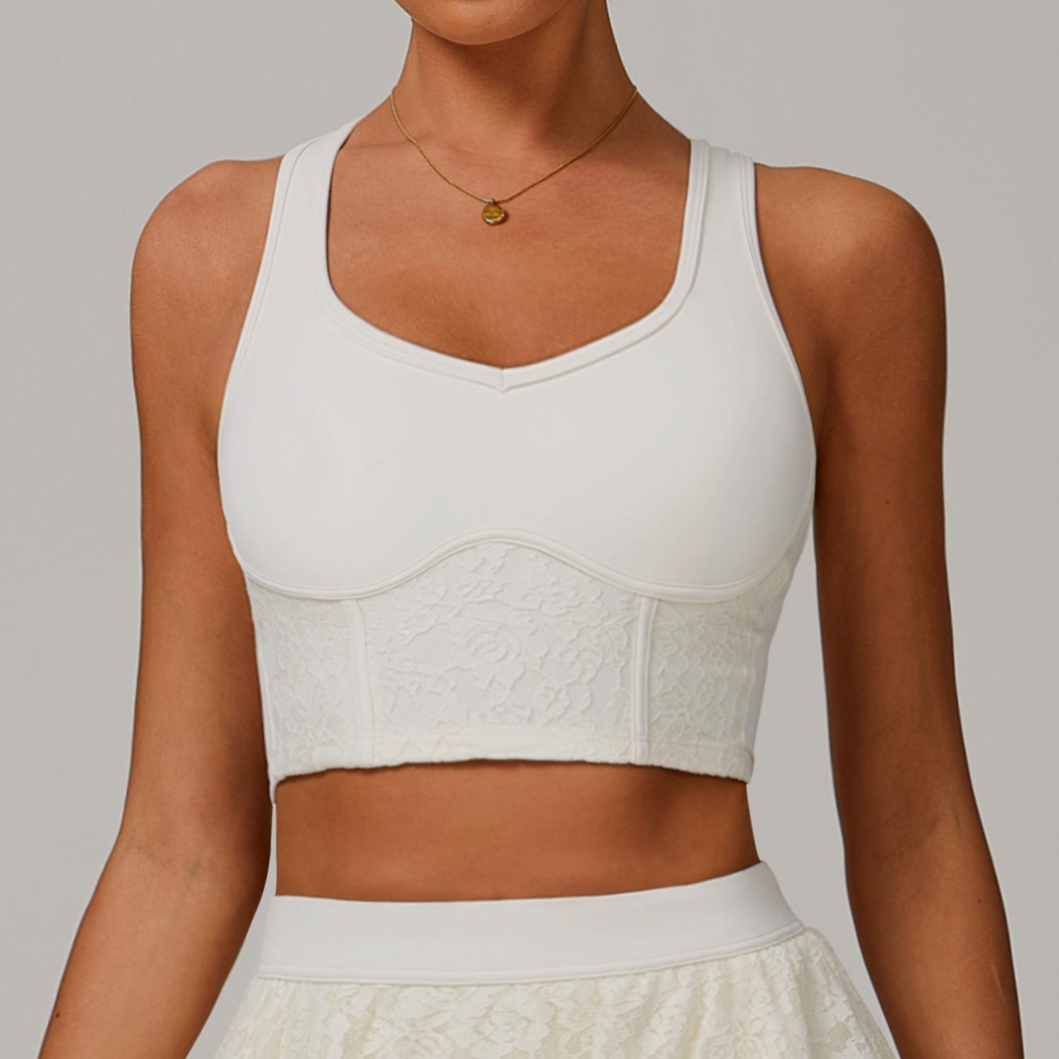 Новый кружевной нюдовый топ для йоги, дышащая сетчатая спинка, спортивный бюстгальтер для бега и фитнеса для женщин XL
Новый кружевной нюдовый топ для йоги, дышащая сетчатая спинка, спортивный бюстгальтер для бега и фитнеса для женщин XL