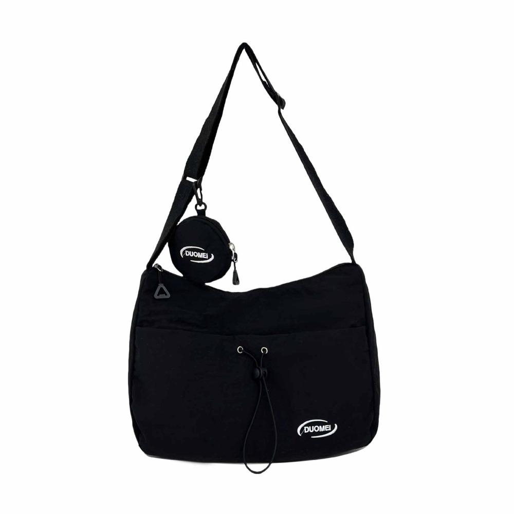 Quick-dry Quick-dry Crossbody Bag Harajuku Message Bag with Coin Purse Nylon Shoulder Bag Unisex чёрный
Quick-dry Quick-dry Crossbody Bag Harajuku Message Bag with Coin Purse Nylon Shoulder Bag Unisex чёрный