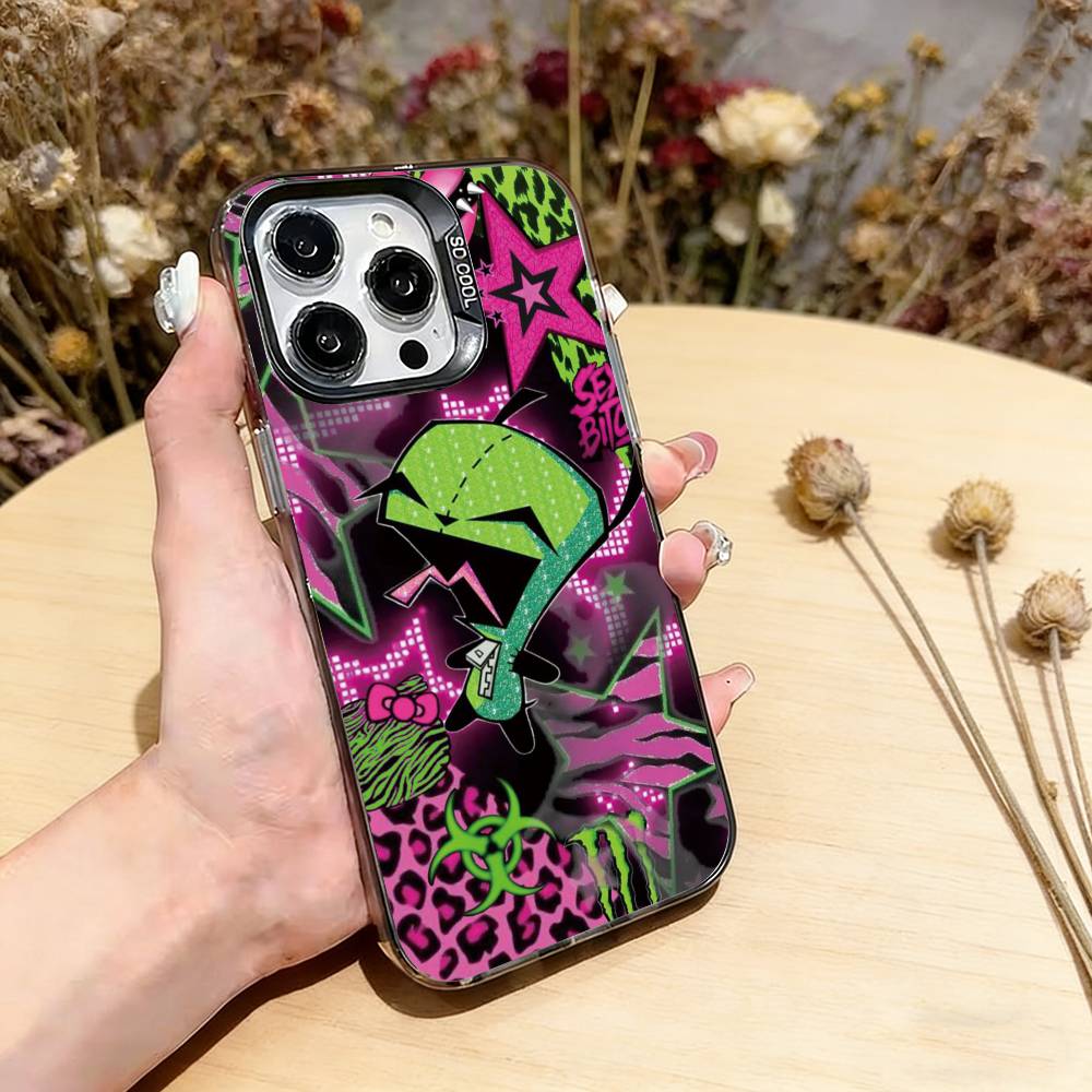 Madness Invader Z-Zim Gir Phone Case For iPhone 17,16,15,14,13,12,11 Plus,Pro Max,XS,Colorful Silver Phone case Funda Cover iPhone12
Madness Invader Z-Zim Gir Phone Case For iPhone 17,16,15,14,13,12,11 Plus,Pro Max,XS,Colorful Silver Phone case Funda Cover iPhone12