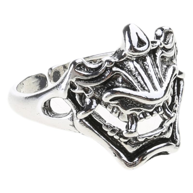 Vintage Silver Demon Devil Open Ring for Teen Young People Hip Hop Gothic Personality Party Anniversary Jewelry Present 1
Vintage Silver Demon Devil Open Ring for Teen Young People Hip Hop Gothic Personality Party Anniversary Jewelry Present 1