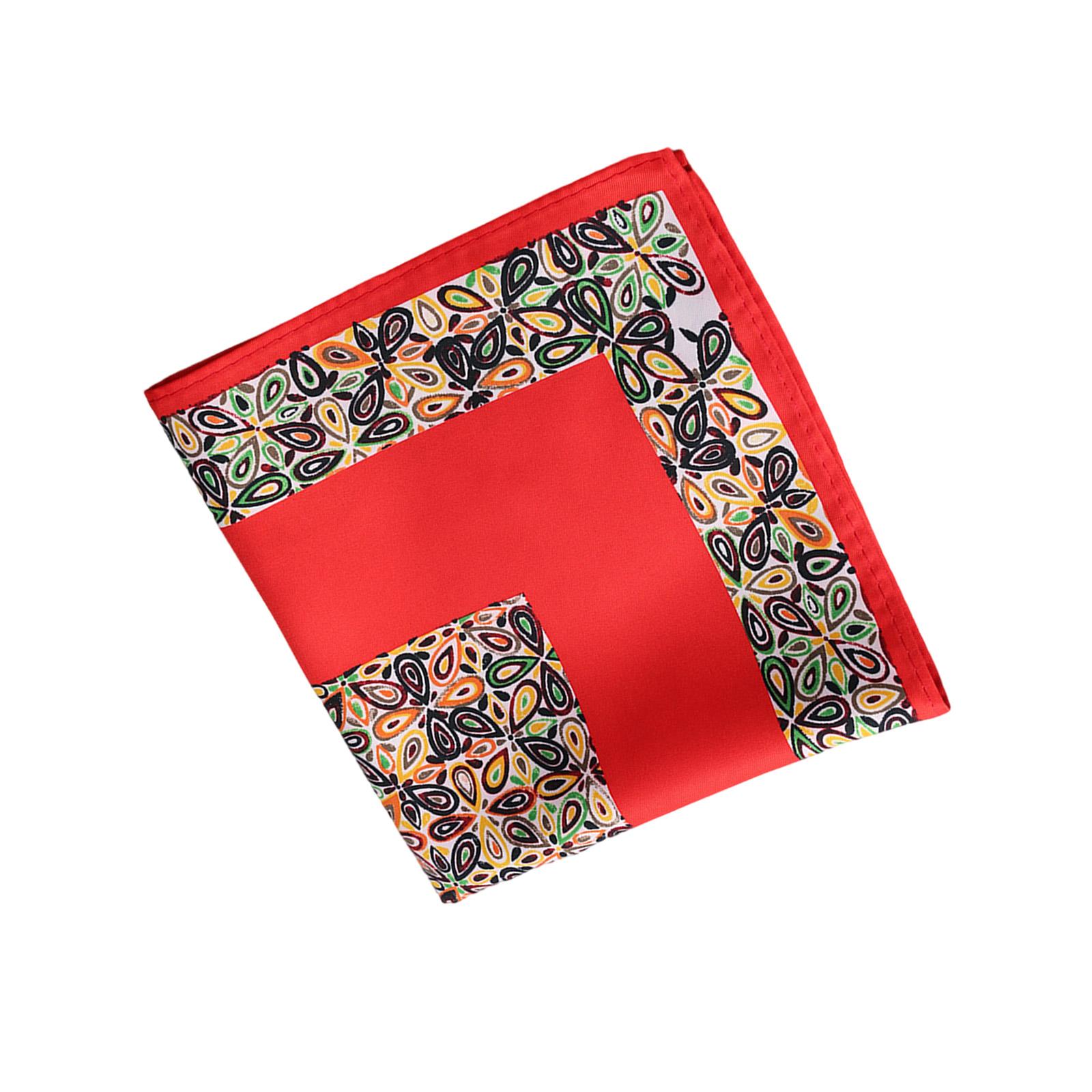 Gentleman s Handkerchief Wedding Pocket Square Colourful Print Square Headscarf for Business Or Weddings
Gentleman s Handkerchief Wedding Pocket Square Colourful Print Square Headscarf for Business Or Weddings