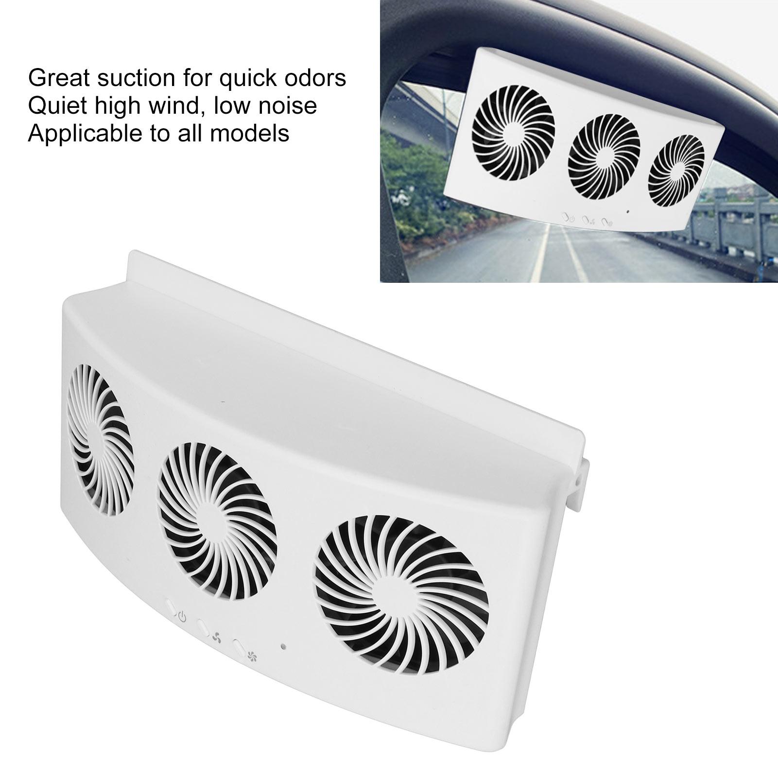Car Exhaust Fan 4000 RPM 3 Fans 2 Levels Low Noise Good Ht Dissipation USB Powered Car Fan for All Cars
Car Exhaust Fan 4000 RPM 3 Fans 2 Levels Low Noise Good Ht Dissipation USB Powered Car Fan for All Cars