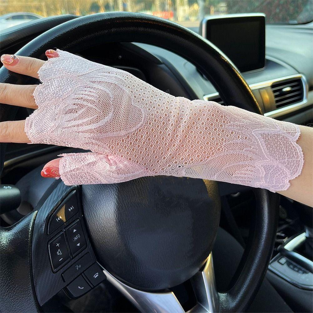 Accessories Cycling Sun Protection Tulle Mittens Lace Gloves Half Finger Gloves Sunscreen Sleeve
Accessories Cycling Sun Protection Tulle Mittens Lace Gloves Half Finger Gloves Sunscreen Sleeve