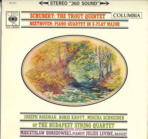 LP Record MIECZYSLAW HORSZOWSKI, BUDAPEST STR - Schubert: Piano Quintet in A major OS291 CBS 1963 Japan Classical Used
LP Record MIECZYSLAW HORSZOWSKI, BUDAPEST STR - Schubert: Piano Quintet in A major OS291 CBS 1963 Japan Classical Used