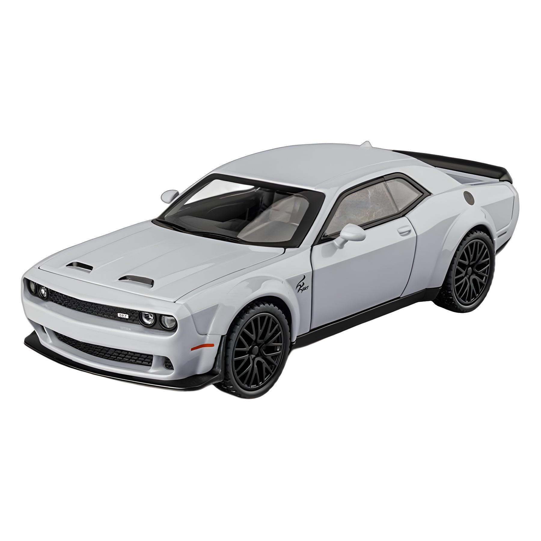 1/32 Dodge Challenger SRT Hellcat игрушечная модель автомобиля литая металлическая миниатюра 1:32 Звуковых и Световых Машинок Коллекция Подарок Для Мальчиков серый
1/32 Dodge Challenger SRT Hellcat игрушечная модель автомобиля литая металлическая миниатюра 1:32 Звуковых и Световых Машинок Коллекция Подарок Для Мальчиков серый