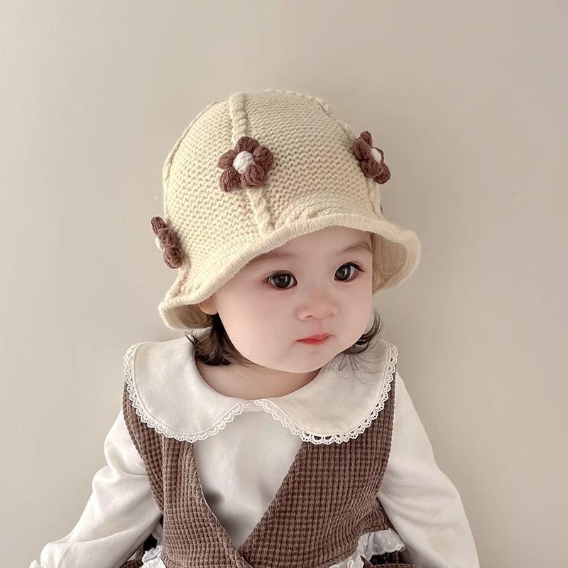Baby Girl Knit Bucket Hat With Flowers For Autumn Winter Kids Sun Hat Girl Toddler Accessories Style A
Baby Girl Knit Bucket Hat With Flowers For Autumn Winter Kids Sun Hat Girl Toddler Accessories Style A