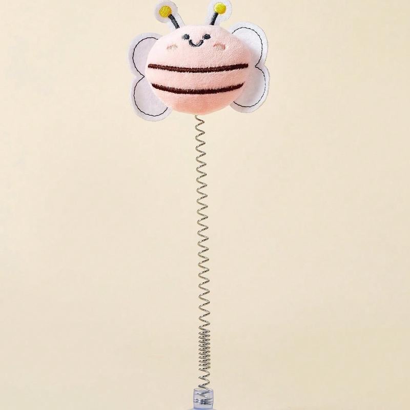 1pc Cat Toy Bee Shaped Interactive Wand, Accompany Cats Playing, Best Used on Glass with Adhesive for More Functionality If Suction Cup Loses Grip Pink
1pc Cat Toy Bee Shaped Interactive Wand, Accompany Cats Playing, Best Used on Glass with Adhesive for More Functionality If Suction Cup Loses Grip Pink