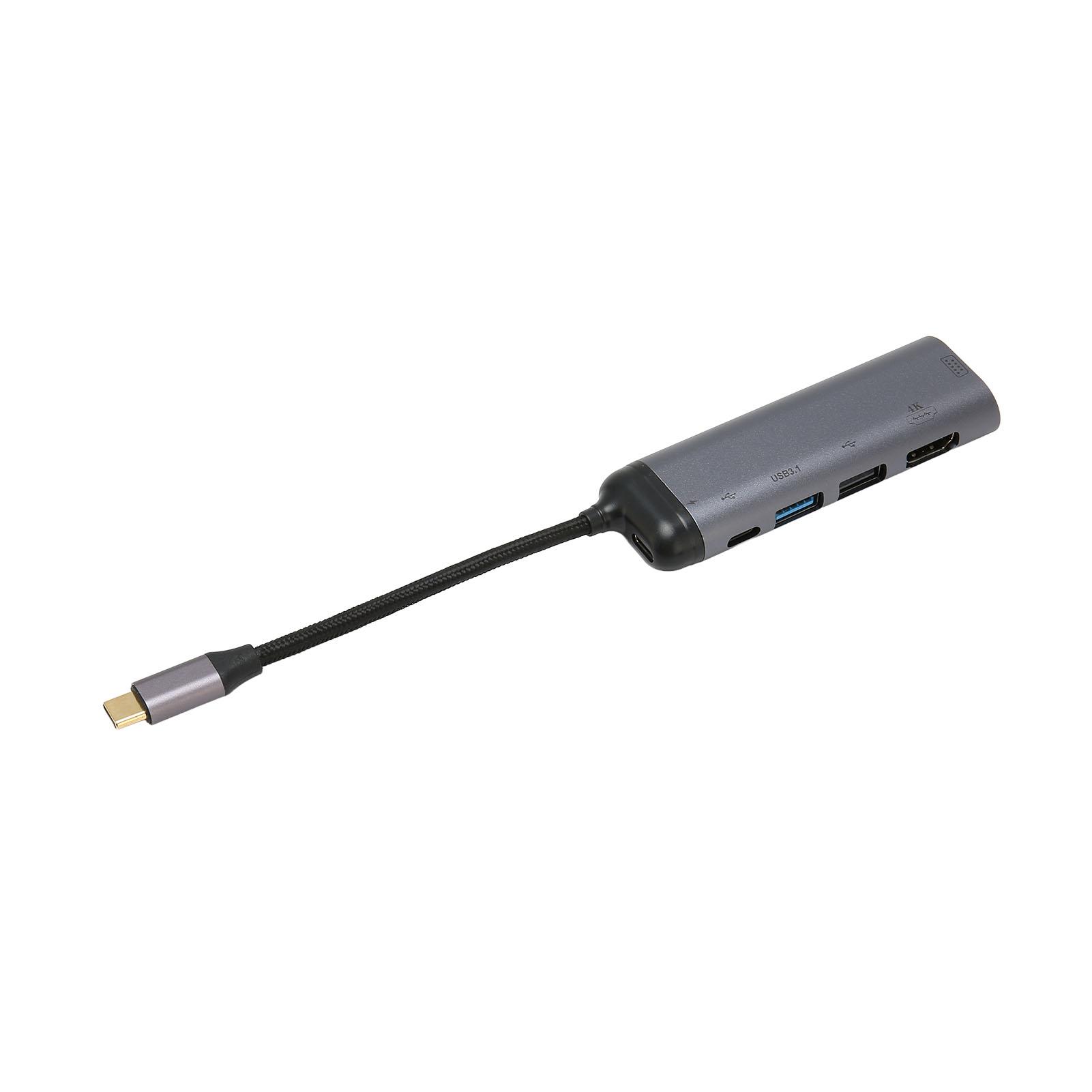 6 in 1 USB C Hub Type C Male to VGA HD Multimedia Interface USB3.1 USB2.0 Type C2.0 PD100W Multi
6 in 1 USB C Hub Type C Male to VGA HD Multimedia Interface USB3.1 USB2.0 Type C2.0 PD100W Multi