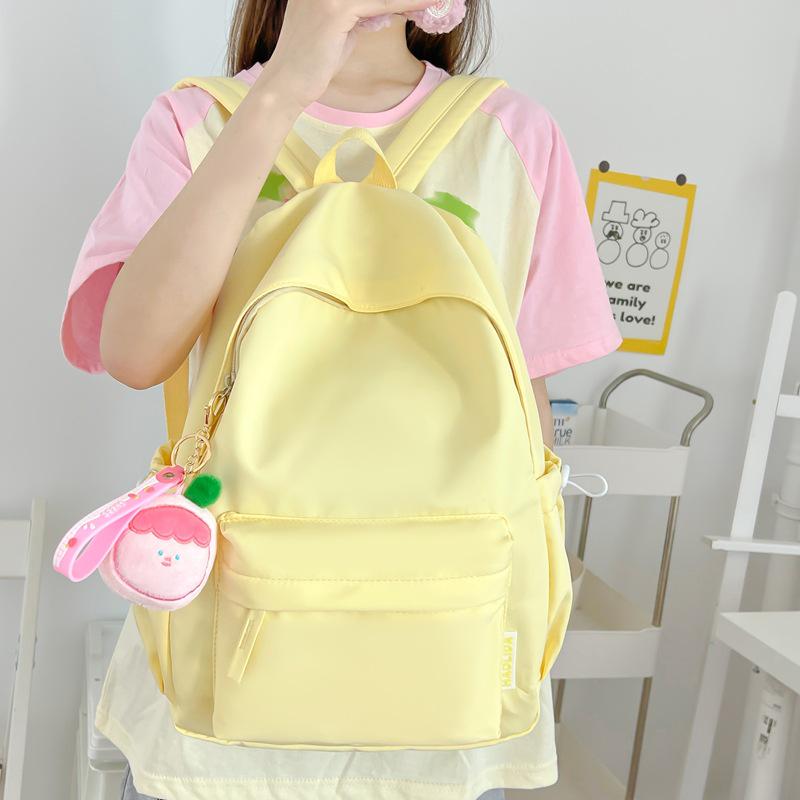 2025 Japanese-Style Large Capacity Backpack for Teens – Simple, Casual, Small & Fresh, Korean-Inspired Design Without Pendant
2025 Japanese-Style Large Capacity Backpack for Teens – Simple, Casual, Small & Fresh, Korean-Inspired Design Without Pendant
