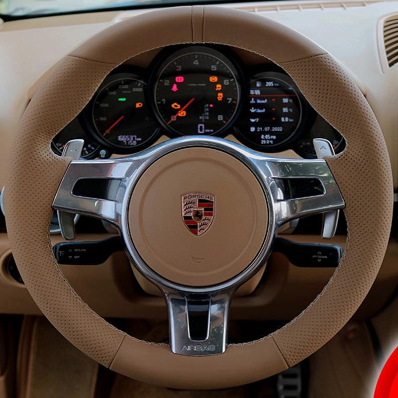 Custom Car Steering Wheel Braid Cover 100% Fit For Porsche 911 991 Boxster 981 Cayman Cayenne Panamera 2009-2016 Car Accessories
Custom Car Steering Wheel Braid Cover 100% Fit For Porsche 911 991 Boxster 981 Cayman Cayenne Panamera 2009-2016 Car Accessories