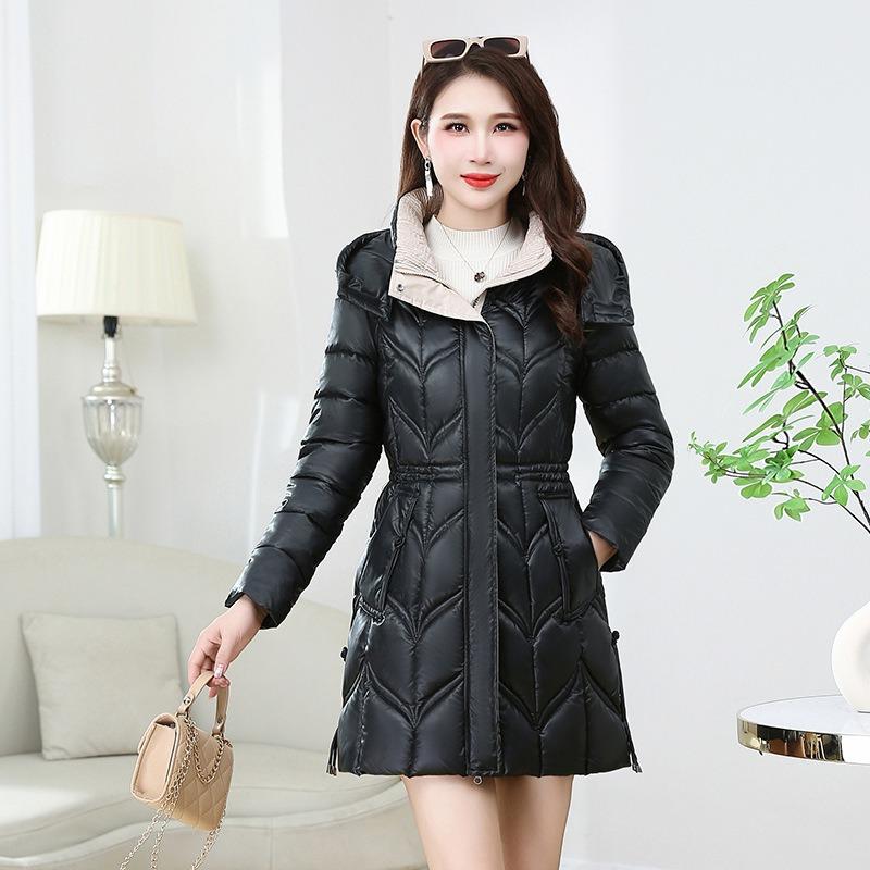 Lambskin Cotton-padded Clothing Medium and Long Women s Winter New Fashion Slim-fit Leave-in Cotton-padded Clothing Casual Thick Cotton-padded Jacket 5XL чёрный
Lambskin Cotton-padded Clothing Medium and Long Women s Winter New Fashion Slim-fit Leave-in Cotton-padded Clothing Casual Thick Cotton-padded Jacket 5XL чёрный