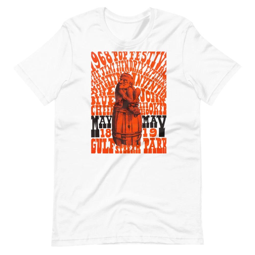 Miami Pop Festival Hendrix 1968 Reprint Graphic Tee Short-Sleeve 100% Cotton T-shirt Mens Tees Top 4XL
Miami Pop Festival Hendrix 1968 Reprint Graphic Tee Short-Sleeve 100% Cotton T-shirt Mens Tees Top 4XL