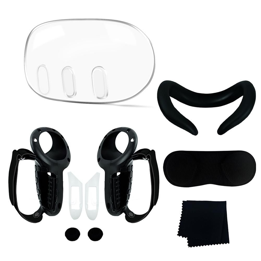 OZ 10 в 1 силиконовый защитный чехол набор Rocker Cap VR Shell Cover для Meta Ques Silicone чёрный
OZ 10 в 1 силиконовый защитный чехол набор Rocker Cap VR Shell Cover для Meta Ques Silicone чёрный