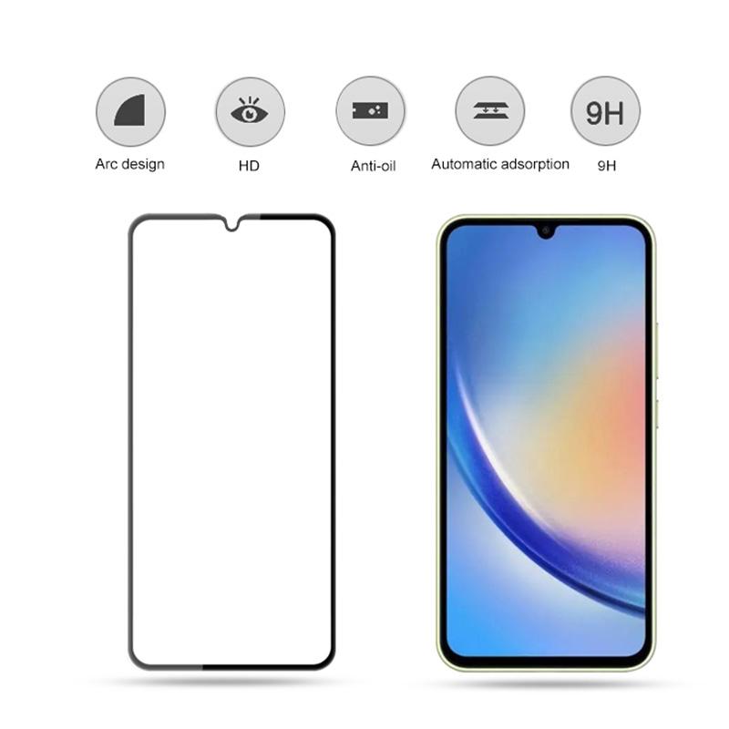 MOCOLO For Samsung Galaxy A34 5G HD Clear Tempered Glass Silk Printing Full Glue Full Screen Protector Black
MOCOLO For Samsung Galaxy A34 5G HD Clear Tempered Glass Silk Printing Full Glue Full Screen Protector Black