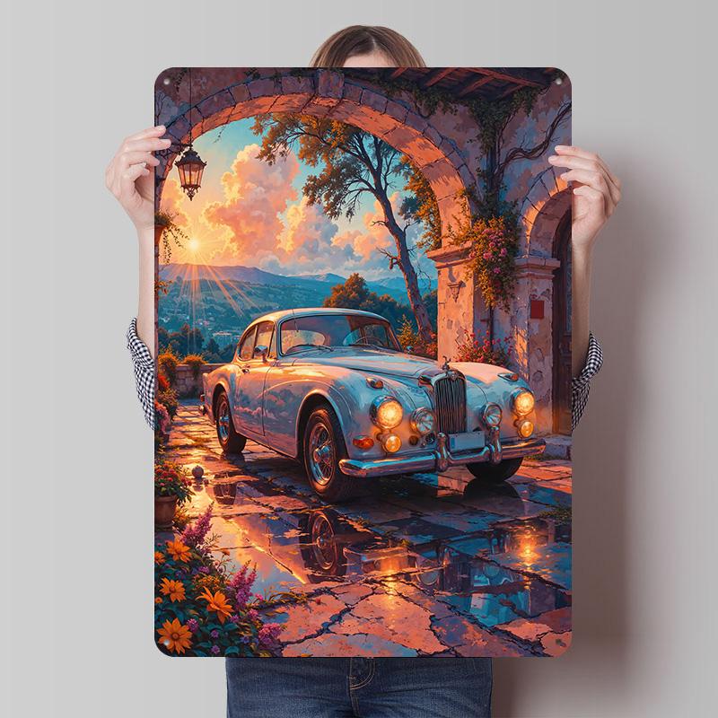Classic Car Sunset Tinplate Poster Customized Wall Art Vintage Metal Signs Retro Tin Plaque for Aesthetic Room Decor Men Home 7.9x11.8In(20x30cm)
Classic Car Sunset Tinplate Poster Customized Wall Art Vintage Metal Signs Retro Tin Plaque for Aesthetic Room Decor Men Home 7.9x11.8In(20x30cm)