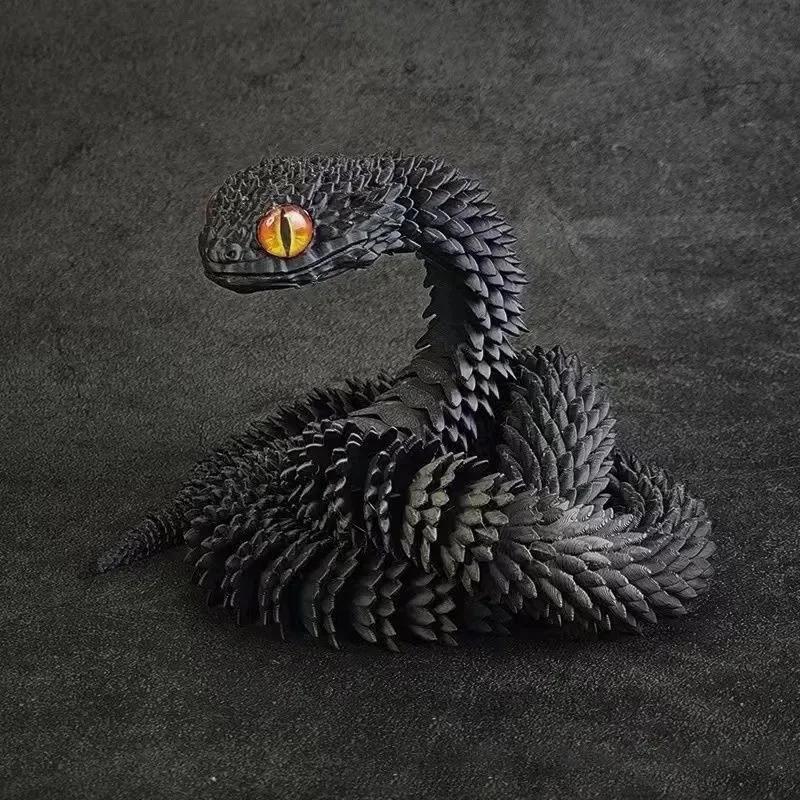 3D Printing Simulation Snake Collectibles Creative Snake Model Sensory Toys Home Desktop Office Ornaments Creative Gifts
3D Printing Simulation Snake Collectibles Creative Snake Model Sensory Toys Home Desktop Office Ornaments Creative Gifts