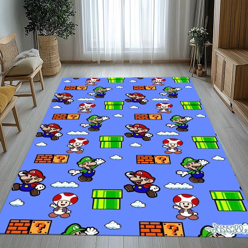 Retro M-Mario Bros Game Cartoon Living Room Non-Slip Area Rug Soft Carpet for Bedroom Kids Playroom Sofa,Home Decor Doormat Gift 40x60cm
Retro M-Mario Bros Game Cartoon Living Room Non-Slip Area Rug Soft Carpet for Bedroom Kids Playroom Sofa,Home Decor Doormat Gift 40x60cm