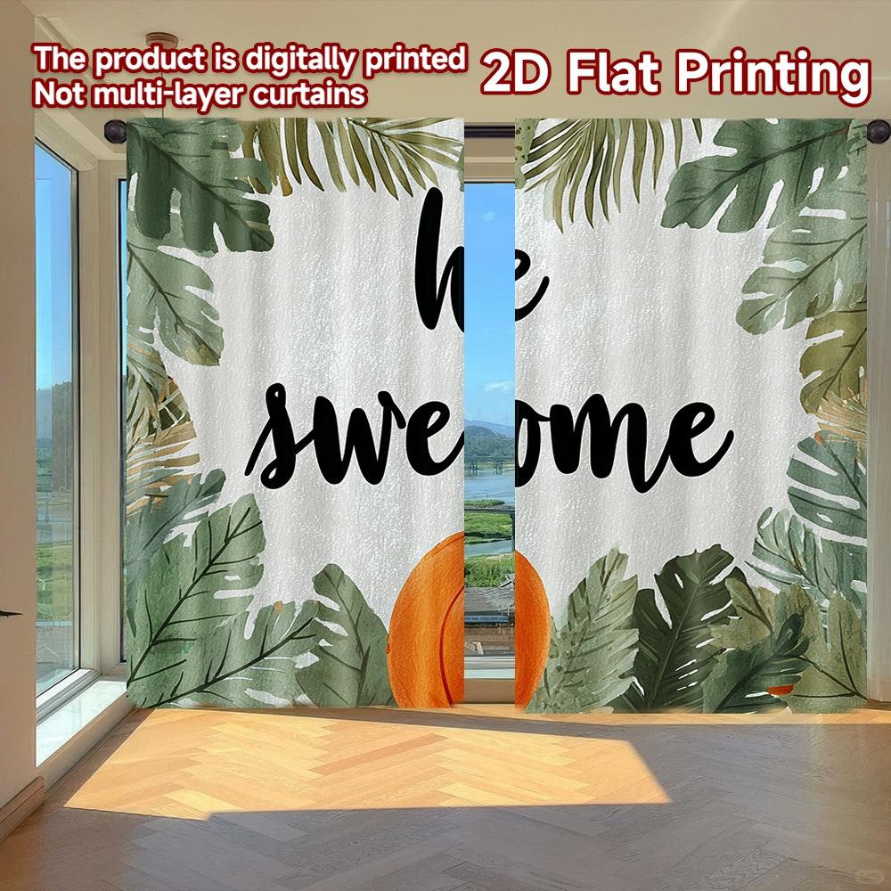 Set Of 2 Flat Printing Curtains Without Rod Halloween Home Sweet April Fools Is Day Festival Popular Drapes Curtain Polyester W100*H70(CM)-Grommet top&2PCS
Set Of 2 Flat Printing Curtains Without Rod Halloween Home Sweet April Fools Is Day Festival Popular Drapes Curtain Polyester W100*H70(CM)-Grommet top&2PCS