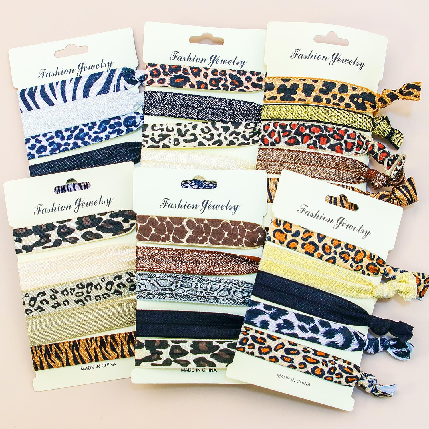 5pcs/set Girls Elastic Hair Ties Cute Leopard Headbands Hair Bands Print Hairbands Women Girls Ponytail Holder Hair Accessories
5pcs/set Girls Elastic Hair Ties Cute Leopard Headbands Hair Bands Print Hairbands Women Girls Ponytail Holder Hair Accessories