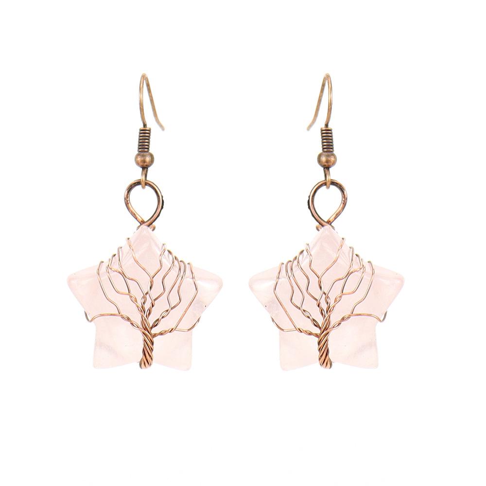 Industrial Retro Winding Tree Of Life Crystal Rough Stone Tiger Stone Five-Pointed Star Stud Earrings E56
Industrial Retro Winding Tree Of Life Crystal Rough Stone Tiger Stone Five-Pointed Star Stud Earrings E56