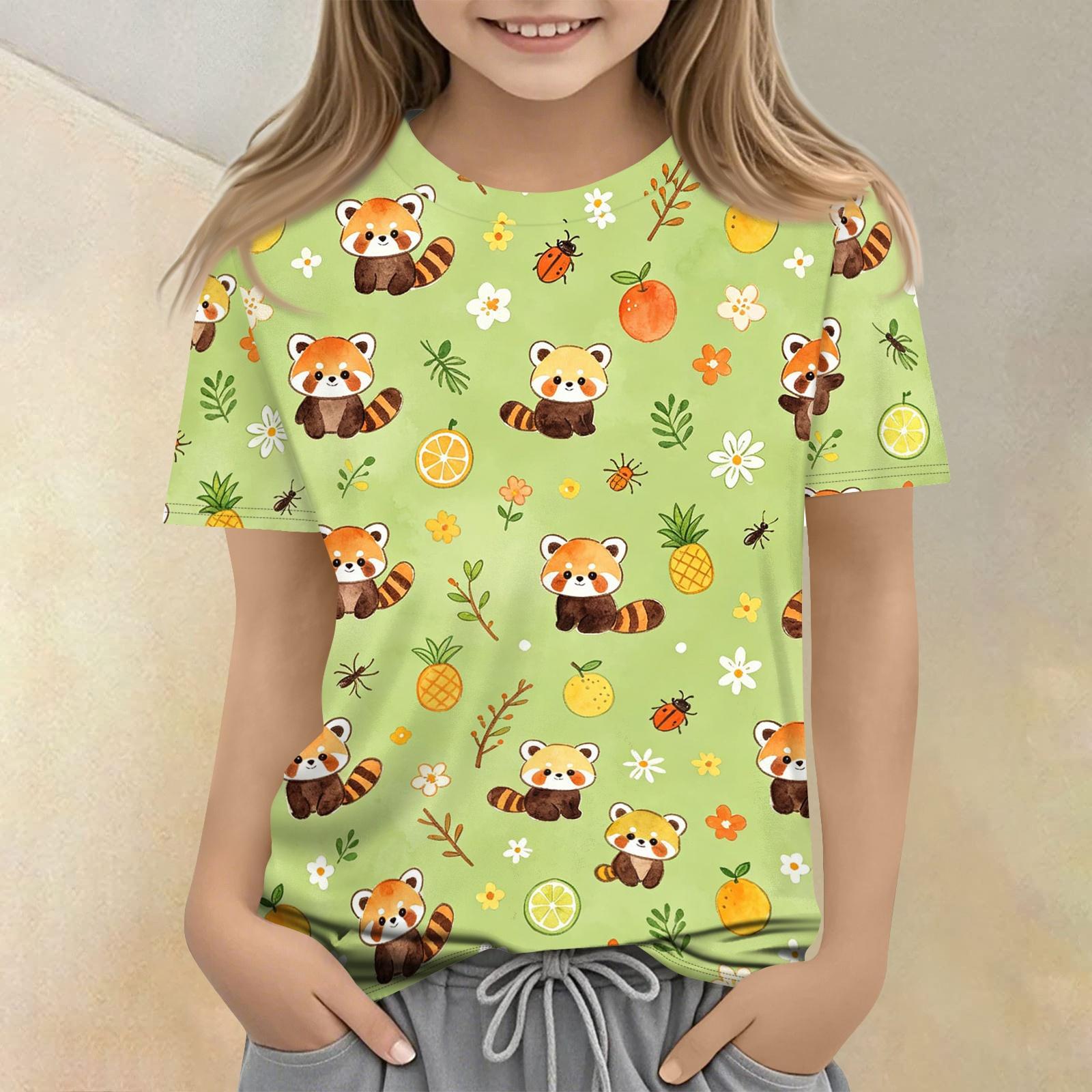 Kids Animal Print Short Sleeve T Shirt Casual Loose Fit Crew Neck Tee Top for Boys and Girls Soft Comfortable Fabric 160 зелёный
Kids Animal Print Short Sleeve T Shirt Casual Loose Fit Crew Neck Tee Top for Boys and Girls Soft Comfortable Fabric 160 зелёный